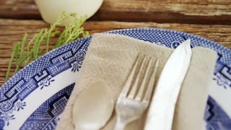 various cutlery on wooden table 4k