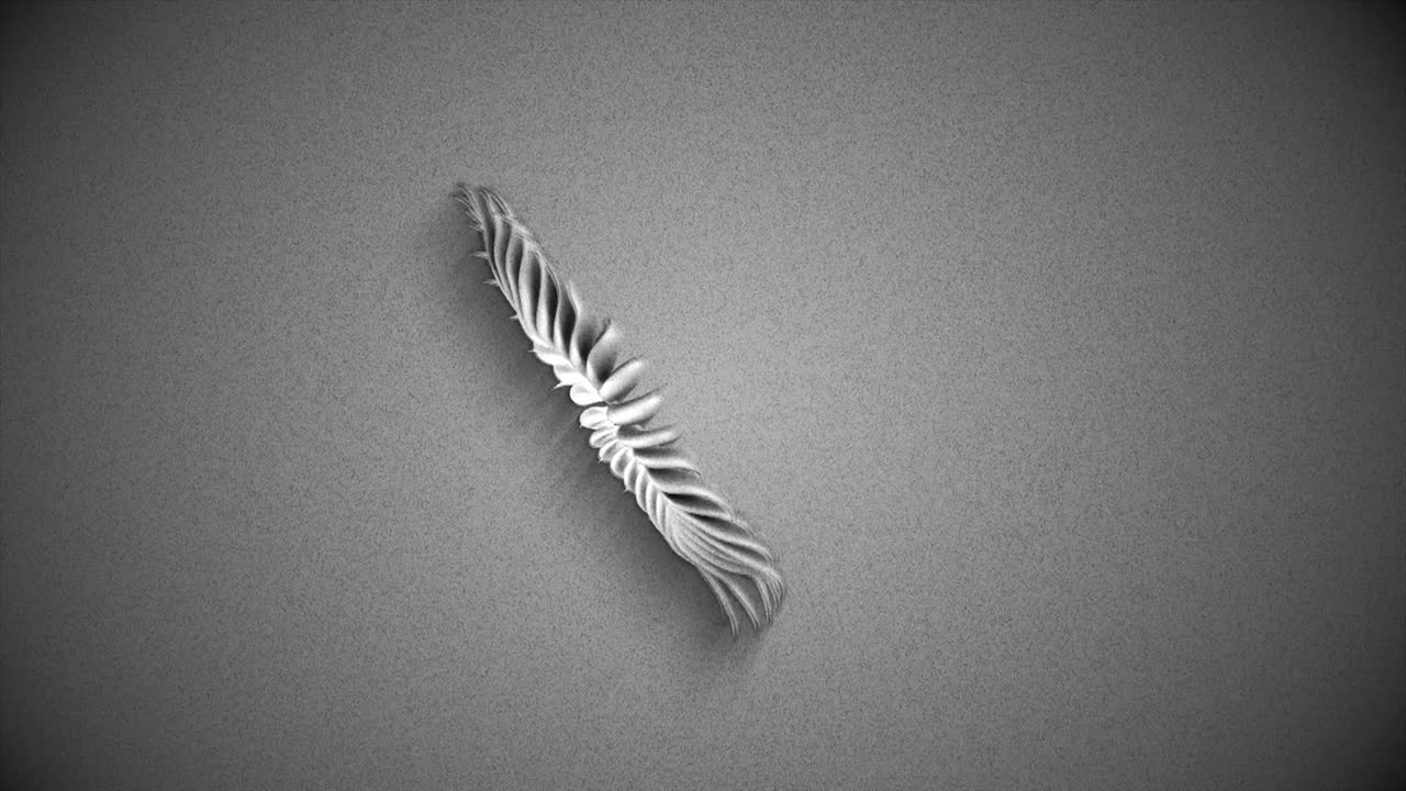 fondo abstracto forma orgánica segmentada giratoria