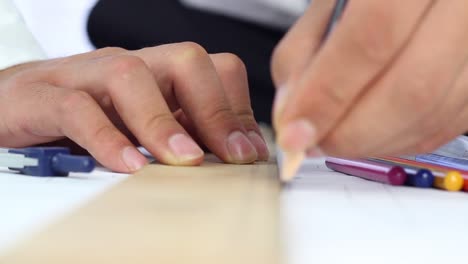 Architect-Hands-Drawing-Sketch-Lines-Modern-Office