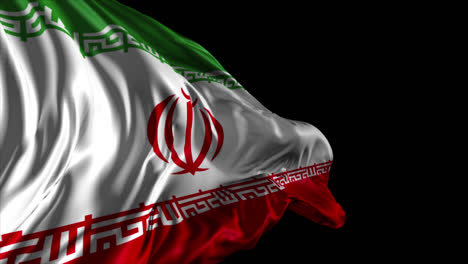 waving iranian flag