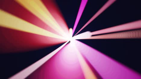 background animation of bright colorful lines flying towards the camera - digital 3d animation