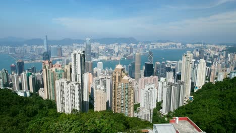 la famosa vista de hong kong