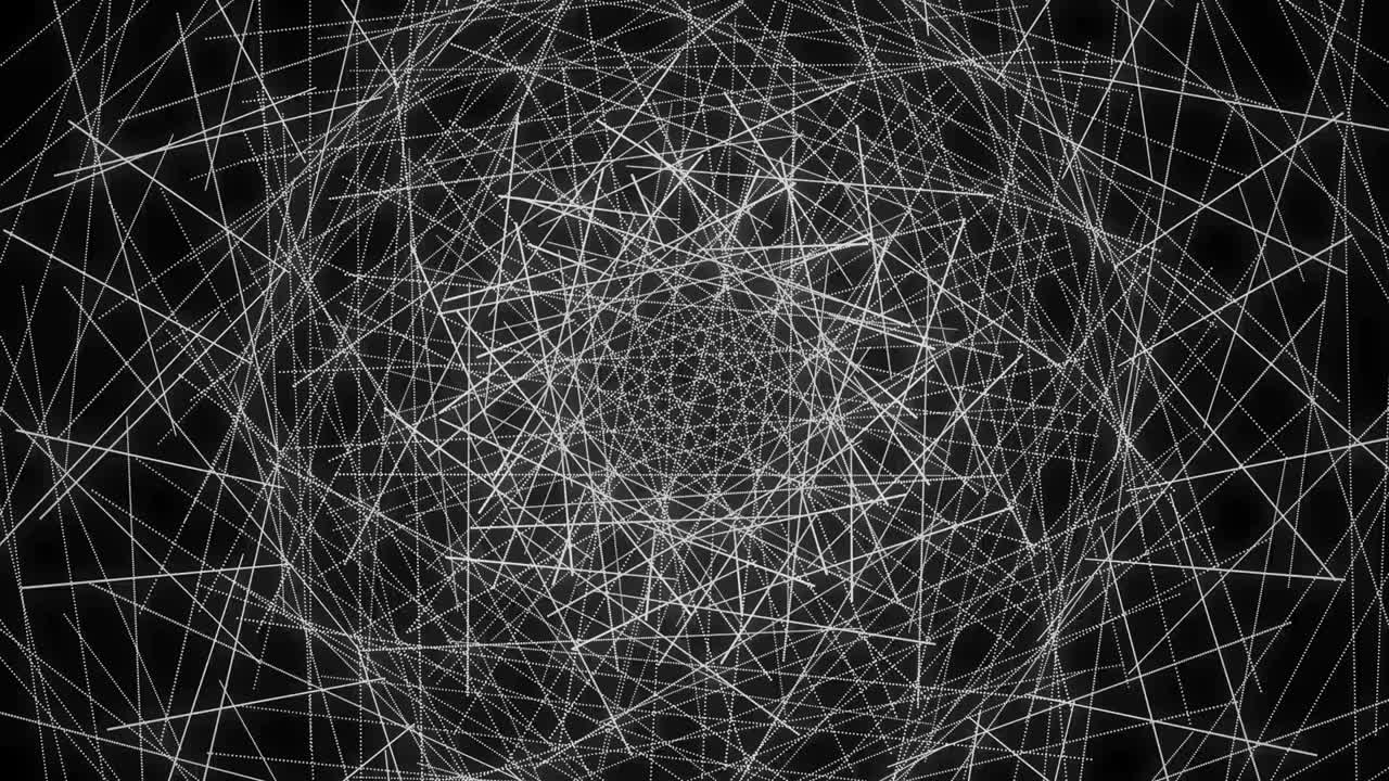 patrón de forma de punto de color blanco animación gráficos de movimiento