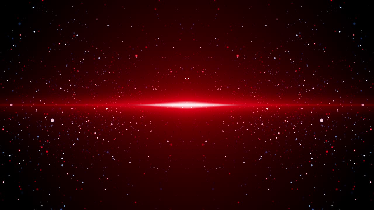 파란색과 빨간색의 입자 게임 트레일러 제목 영화 콘서트 무대 배경 루프