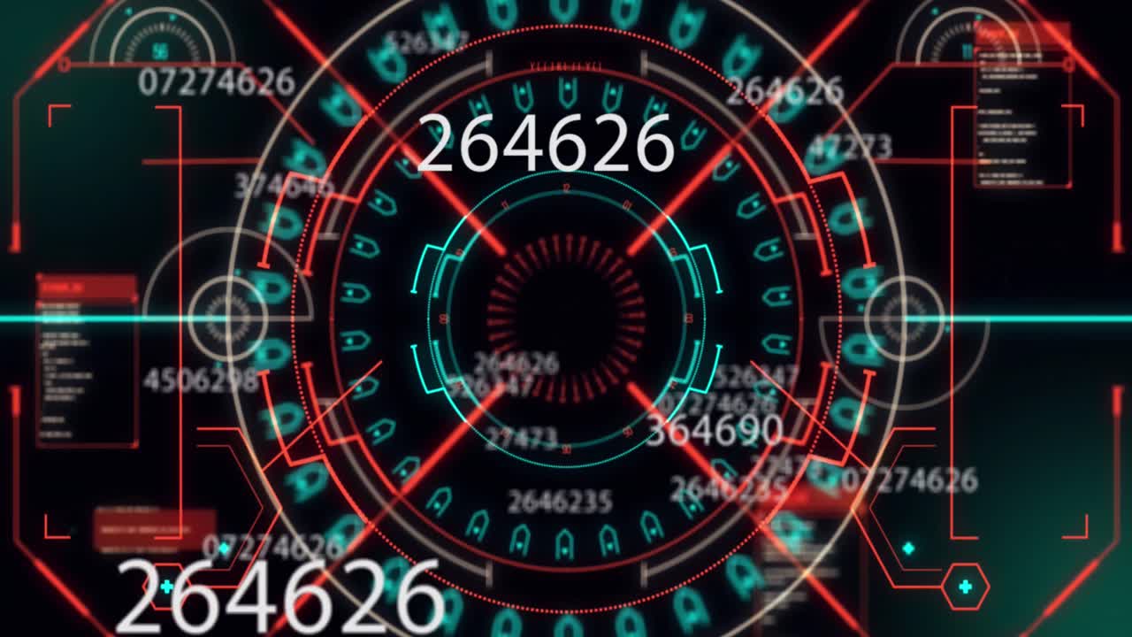 숫자 변경, 범위 스캐닝 및 금융 데이터 처리의 애니메이션