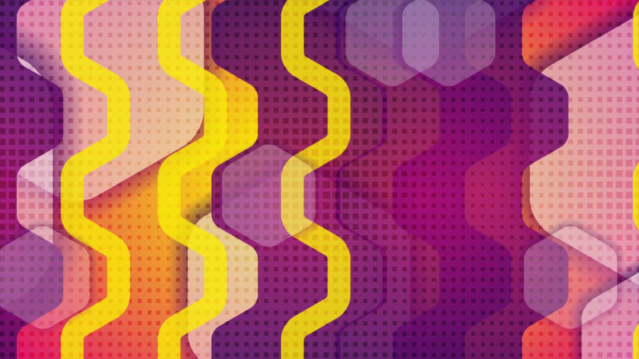 retro geométrico abstracto naranja violeta fondo de movimiento tecnológico