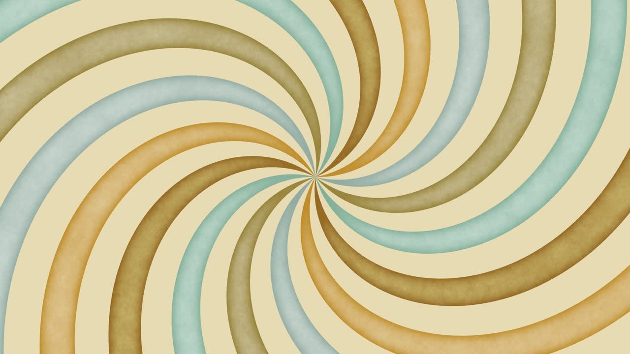 Vintage rays animation. Retro background.