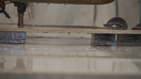 waterjet cutting process: precision stone and metal cutting