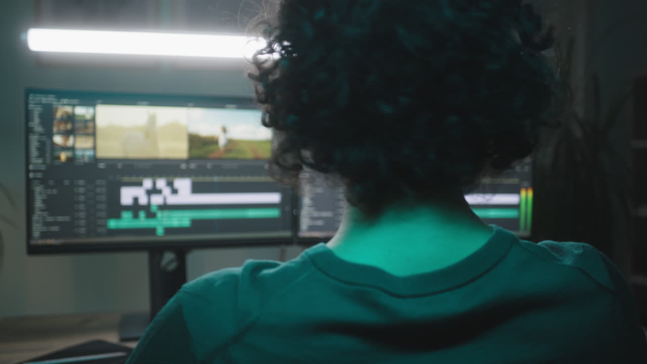 Person Video Editing at Night