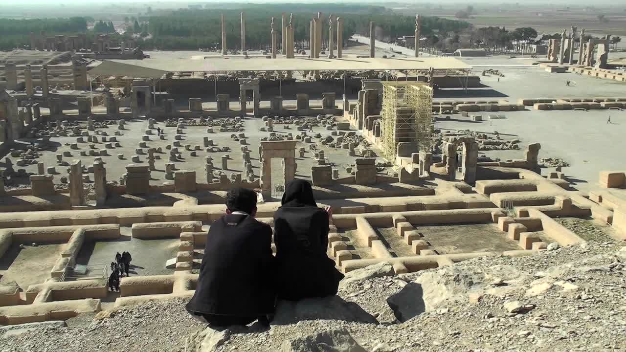 İran'daki antik Persepolis şehrinin kalıntıları 1