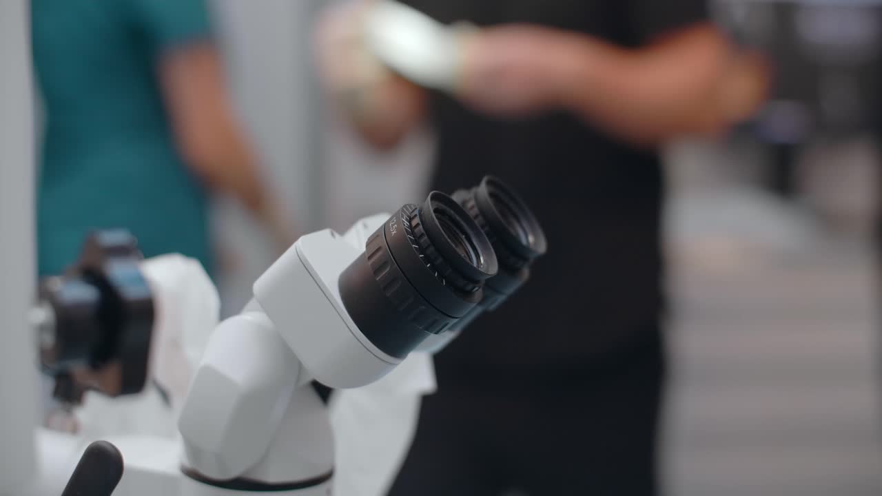 Surgical Microscope Close-up