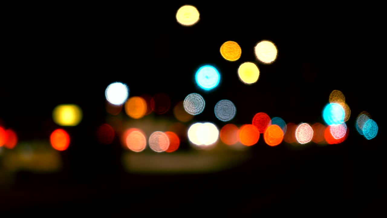 luces de colores bokeh