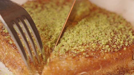 delicious sliced baklava