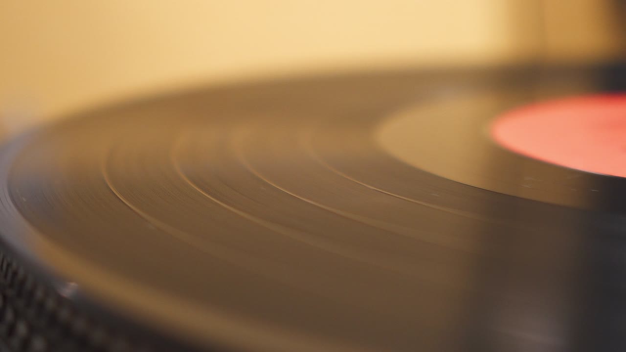 회전 비닐 레코드