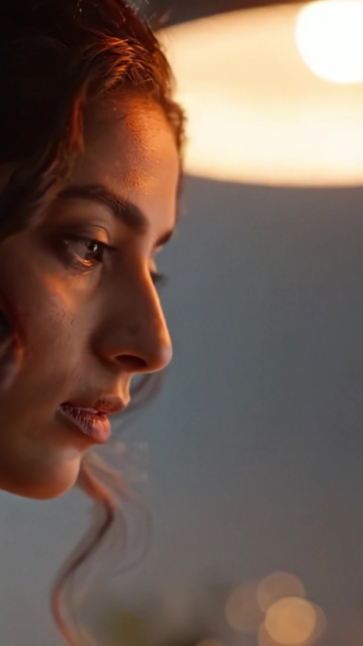 A contemplative moment captured in profile, illuminating the essence of thoughtfulness and focus as the subject engages with a digital screen, revealing emotion.