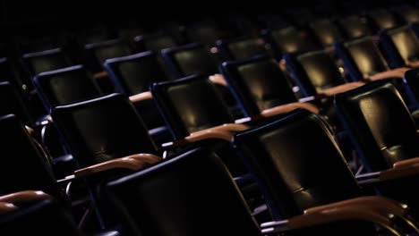 empty chairs in the theater