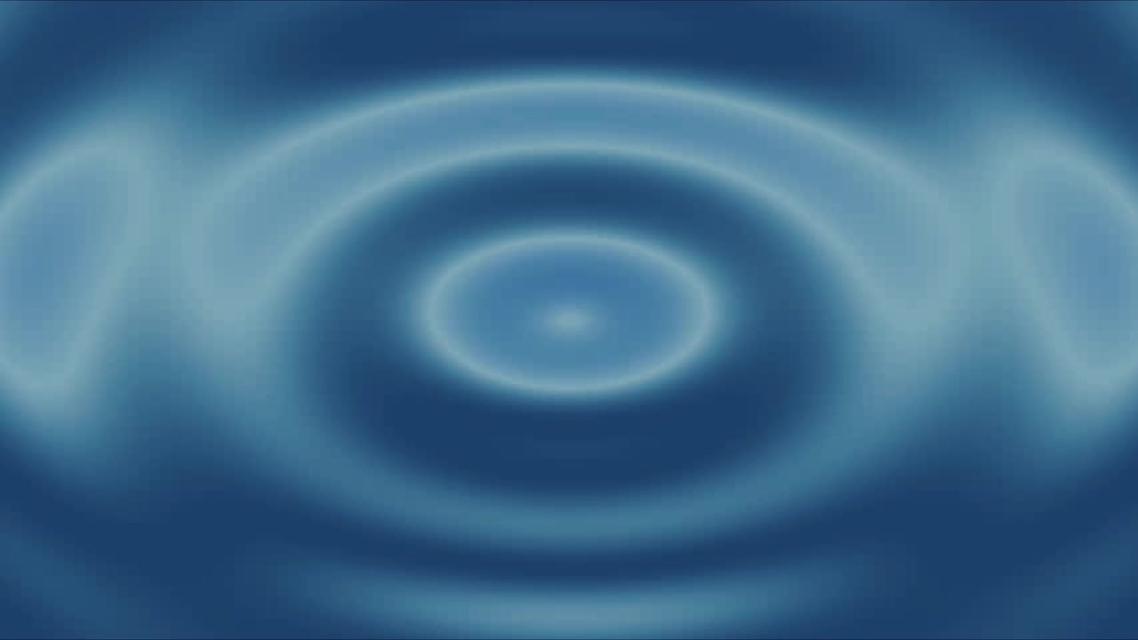 Increspature astratte di acqua blu che si espandono in cerchi concentrici