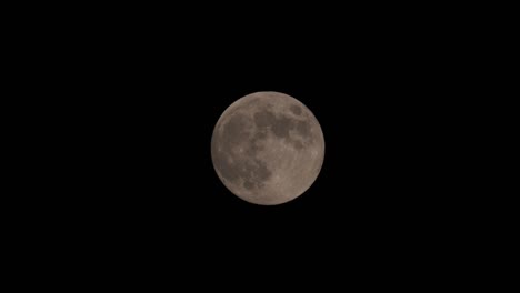 Vollmond-Schimmernder-Schwarzer-Nachthimmel-Isoliert