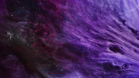 purple nebula clouds are moving closer and closer in the dark universe