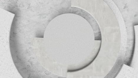 abstract grey concrete circular geometric background