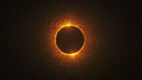 burning ring of fire, portal, solar eclipse