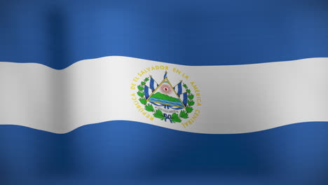 animación de la bandera móvil de nicaragua ondeando