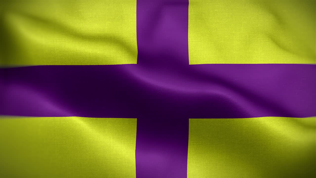 la bandera de puerto rico en bucle de fondo 4k