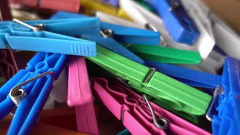 pegs for drying clothes multicolored clothespins rotate in a circle