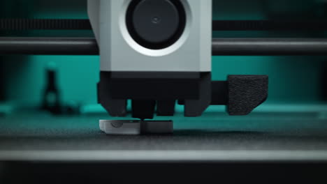 3d printing - fdm 3d printer extruder melts and deposits filament onto platform, creating layers of the object