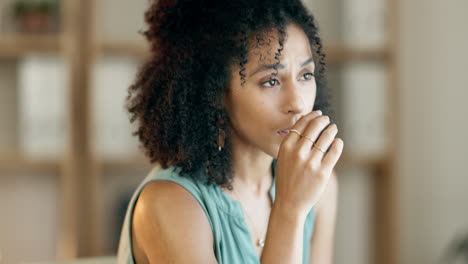 Headache,-stress-and-woman-at-computer-in-night