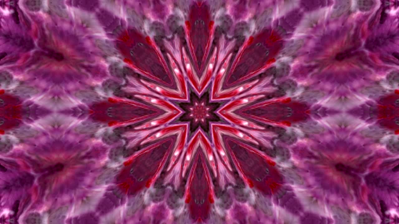 Abstract Colorful Kaleidoscope Background Movement