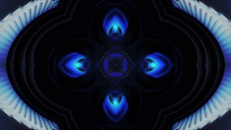 blues en imágenes de caleidoscopio negro - animación