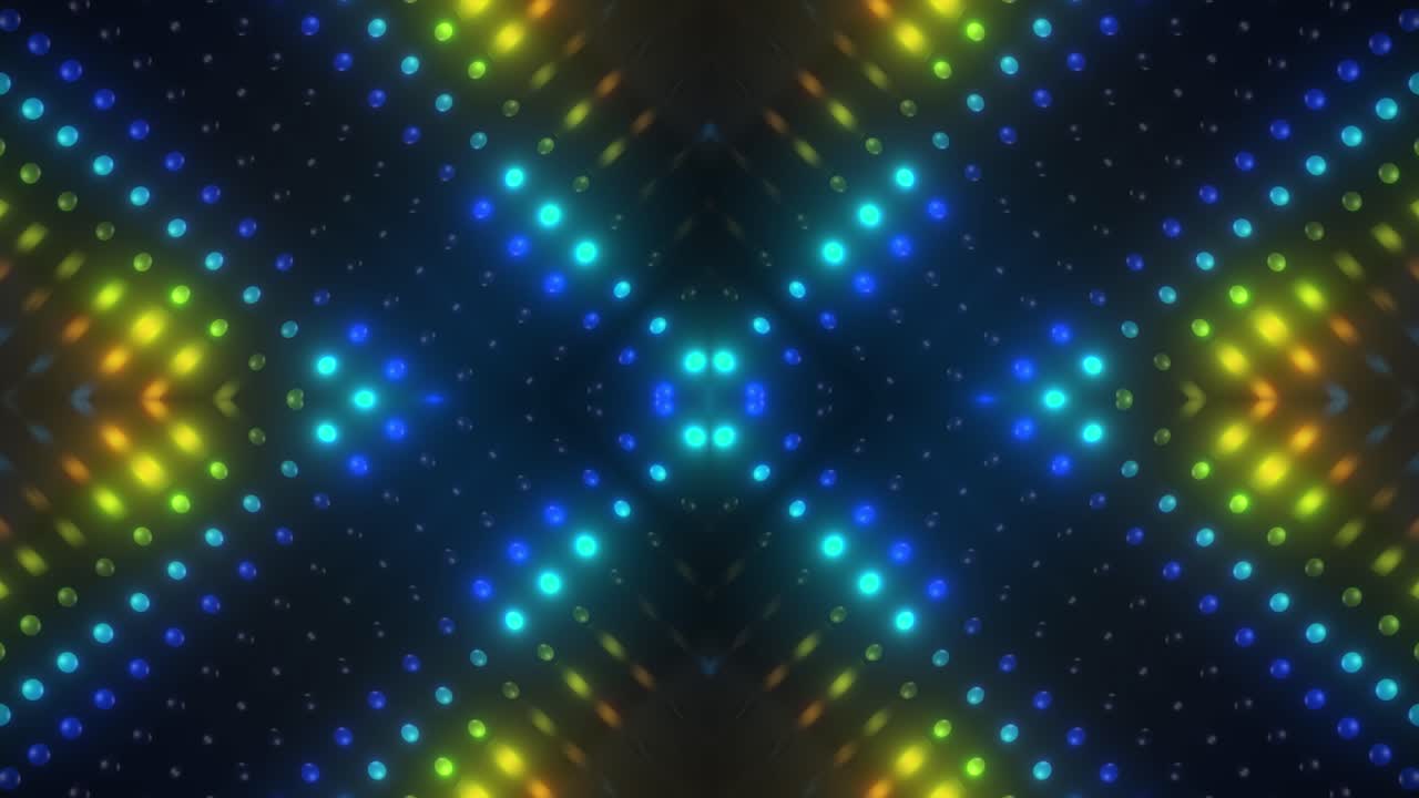 Colorful Abstract LED Light Show
