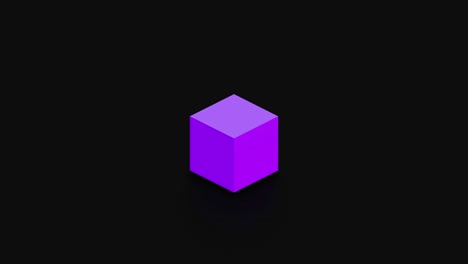 cube abstract 3d render of geometric background, motion design. seamlessly looped animation.