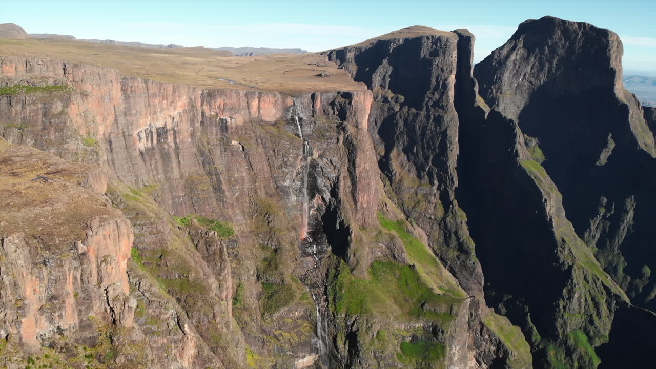 Majestic Drakensberg Amphitheatre with Waterfall