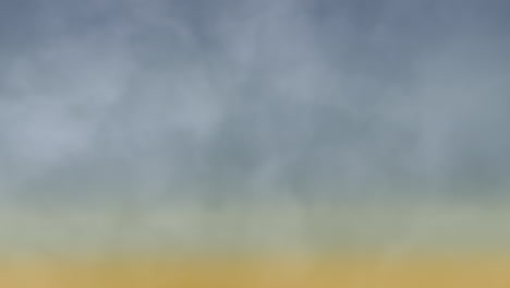 paisaje impresionante cielo azul y amarillo, árboles y agua