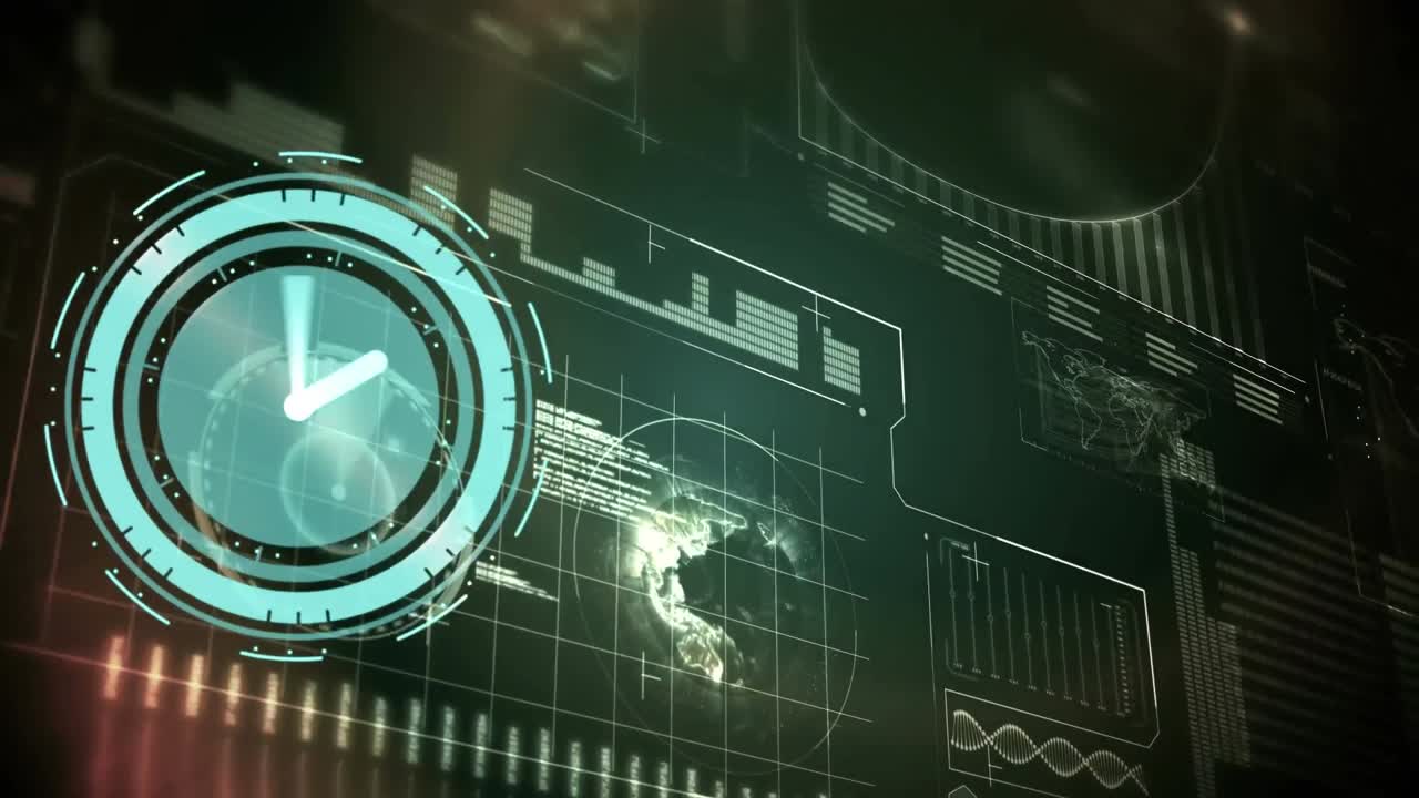 Animazione di orologio ed elaborazione statistiche