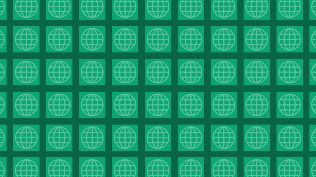 Green Globe Pattern