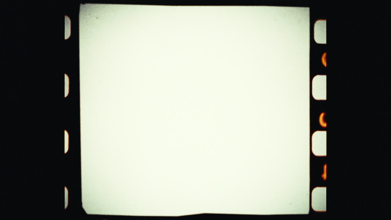 marco de película en blanco