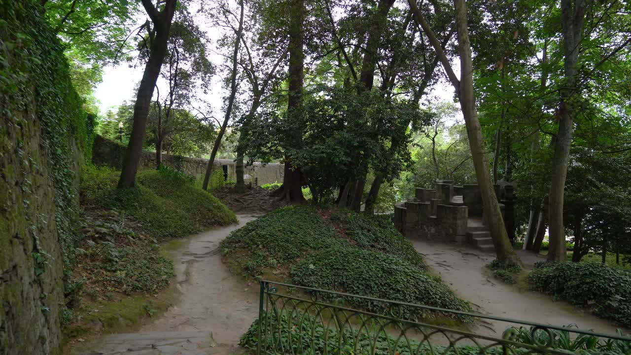 Desloated and Abandoned Very Old Looking Garden Place in Crystal Palace Gardens