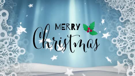 Animation-of-snow-falling-over-merry-christmas-text