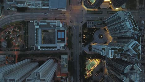 drone footage of tseung kwan o city, hong kong