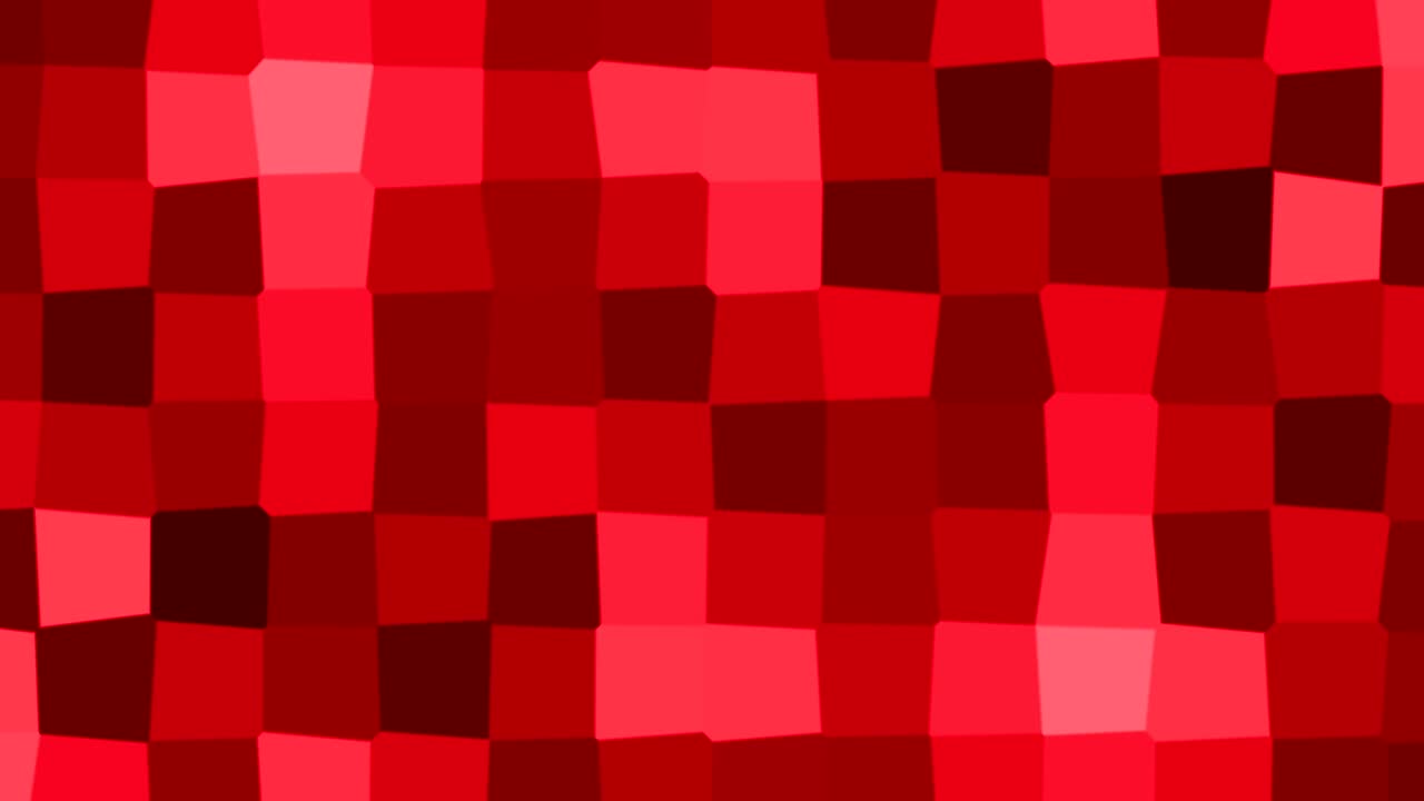 추상적인 만화 큐브 모자이크 모션 배경 루프