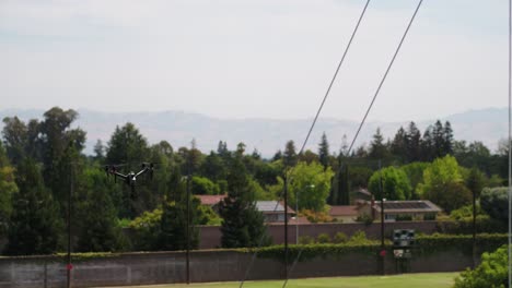 inspección con aviones no tripulados de postes de distribución, postes de energía