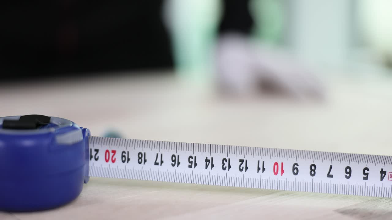 Close-up of a measuring tape