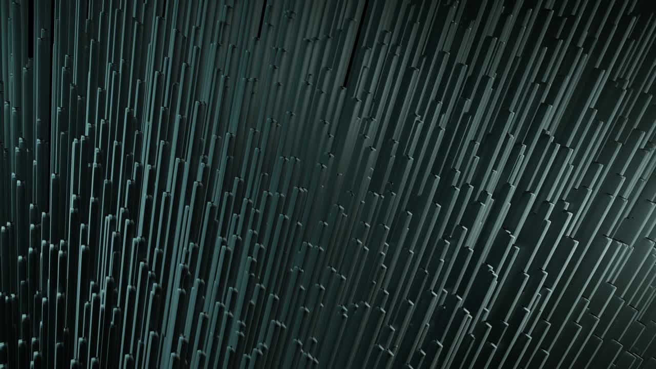 3d abstracto simple fondo geométrico con rectángulos multicolores como bombillas parpadeantes luces de neón forman pared en 4k. animación en bucle suave. diseño de movimiento creativo simple bg con objetos 3d