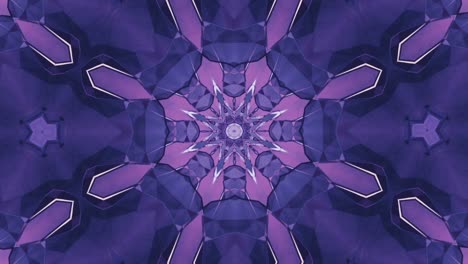 hypnotic kaleidoscope mandala evolution, seamless looping abstract background - faceted shades of purple - great for relaxing melodic psychill, mesmerizing time lapse chillout vj music videos