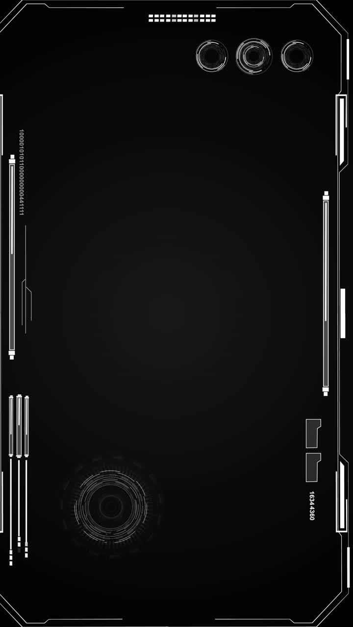 Futuristic hud display interface holographic screen frame hud ui gui future screen system virtual