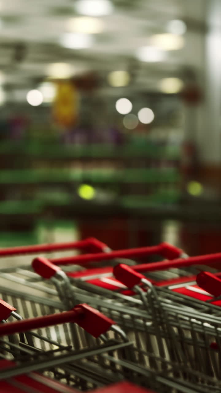 코로나19 전염병과 빈 슈퍼마켓