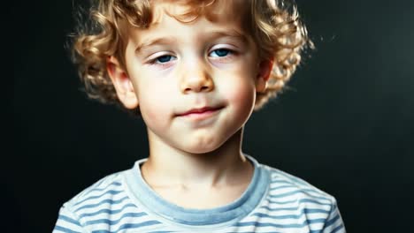 portrait of a smiling boy